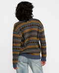 RVCA Womens lumen Cardigan - Stone Blue