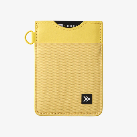 Thread Vertical Wallet - Lemon