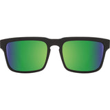 Spy Helm Sunglasses - Black Matte - Happy Bronze Polar with Green Spectra