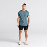Saxx Mens HighTail 2In1  5" Run  Shorts - Black