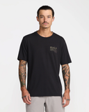RVCA Mens Hex Over Short Sleeve Tee - Black