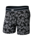 Saxx Daytripper Underwear - Tropical Tattoo - Black