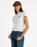 RVCA Women's 411 Tee - Vintage White