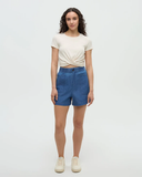 Tentree Women's Organic Cotton Denim Cascades Shorts - Mid Wash