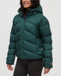Tentree Womens Harwood Puffer - Forest Pine