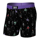 Saxx Vibe Underwear - Dancing Skellies- Black