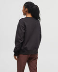 Tentree Women's Juniper Outline Crew - Meteorite Black Vintage White