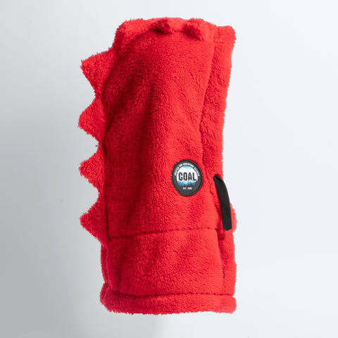 Coal Kids The Ridge Sherpa Fleece Hood - Power Red