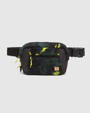 Tentree Valdes Hip Pack Bag - Meteorite Black / Borealis Print