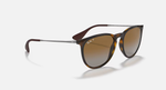 Ray-Ban Erika Sunglasses - Light Havana W/ Brown Polar