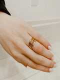 Pura Vida Golden Ring Stack ~ Gold
