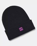 Under Armour Men's UA Halftime Cuff Beanie - Black / Mystic Magenta - 003