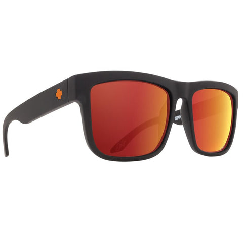 Spy Discord Sunglasses - SPY + Dale Jr Matte Black - Happy Gray Green with Orange Spectra Mirror