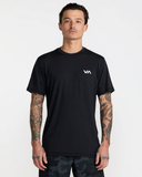 RVCA Mens Sport Vent Short Sleeve Tee - Black