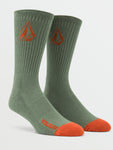 Volcom Full Stone Sock 3 Pack - Agave