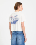 Volcom Women's Pocket Dial Tee - Vintage White