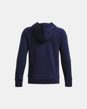 Under Armour Boys' Rival Fleece Hoodie - Midnight Navy / White - 410