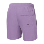 Saxx Mens Oh Buoy Stretch Volley 5" Swim Short - Purple Haze