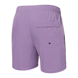 Saxx Mens Oh Buoy Stretch Volley 5" Swim Short - Purple Haze