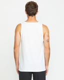Volcom Mens Solid Heather Tank - White