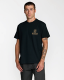 RVCA Mens Palmgrove Short Sleeve Tee - Black