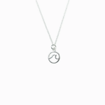 Pura Vida Wave Necklace ~ Silver