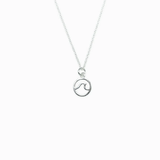 Pura Vida Wave Necklace ~ Silver
