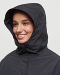 Tentree Womens Nimbus Insulated Rain Jacket - Meteorite Black