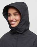 Tentree Womens Nimbus Insulated Rain Jacket - Meteorite Black