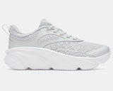 Under Armour Girls' PS UA Rogue 6 Running Shoes - Halo Gray / White - 014