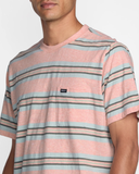 RVCA Mens Magnolia Crew SS Shirt - Peach