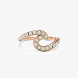 Pura Vida Stone Wave Toe Ring ~ Rose Gold