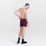 Saxx Underwear Ultra 3 Pack - Burnt Plum/Turbulence/Black