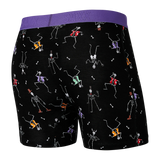 Saxx Vibe Underwear - Dancing Skellies- Black