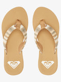 Roxy Womens Porto Raffia Flip-Flops
