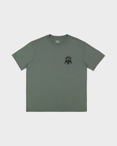 RVCA Mens LAS Cruces SS Tee - Balsam Green