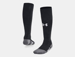 Under Armour Kids' UA Magnetico Over-The-Calf Socks - Black/Pitch Gray/White - 001