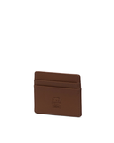Herschel Charlie Cardholder Wallet | Vegan Leather - Saddle Brown