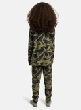 Burton Kids Heavyweight Fleece Base Layer Set - Forest City Streets