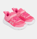 Under Armour Girls UA Assert 10 AC Running Shoes - Super Pink / Pink Sugar / Iridescent - 672