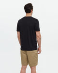 Tentree Mens Baker Henley T-Shirt - Meteorite Black