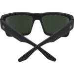 Spy Cyrus Sunglasses - Matte Black - Happy Gray Green