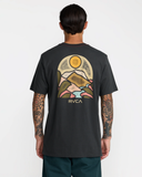 RVCA Mens River Run Short Sleeve Tee - Black