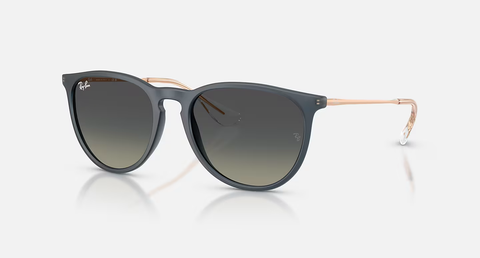 Ray-Ban Erika Sunglasses - Rubber Blue W/ Grey Gradient