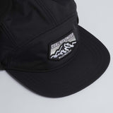 Coal The Tracker Flannel Lined 5 Panel Earflap Cap - Black