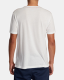 RVCA Mens Big RVCA Short Sleeve Tee - Antique White