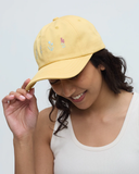 Tentree Spring Flora Peak Hat - Dusk Yellow Rosewood
