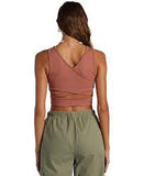 Roxy Womens Good Keepsake Crop Tank Top