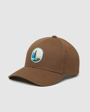 Tentree Shoreside Elevation Hat - Clove / Posy Green