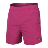 Saxx Mens Go Coastal 5" Swim Short - Magenta